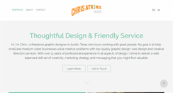 Desktop Screenshot of chrisatkinsdesign.com